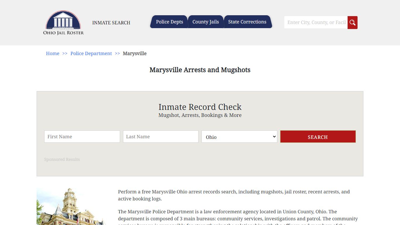 Marysville Arrests and Mugshots | Jail Roster Search